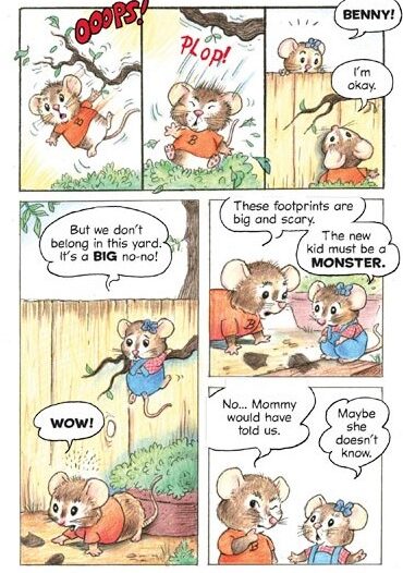 A page from Benny and Penny in The Big No-No