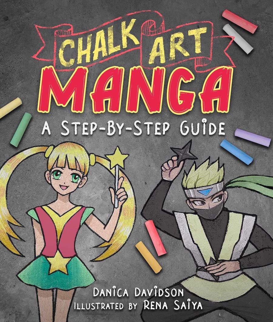 Cover of Chalk Art Manga: A Step-by-Step Guide