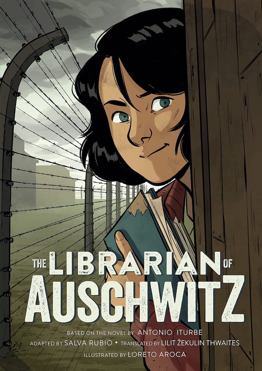 Cover of The Librarian of Auschwitz Graphic Novel