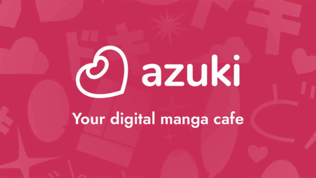 Azuki logo on a pink background